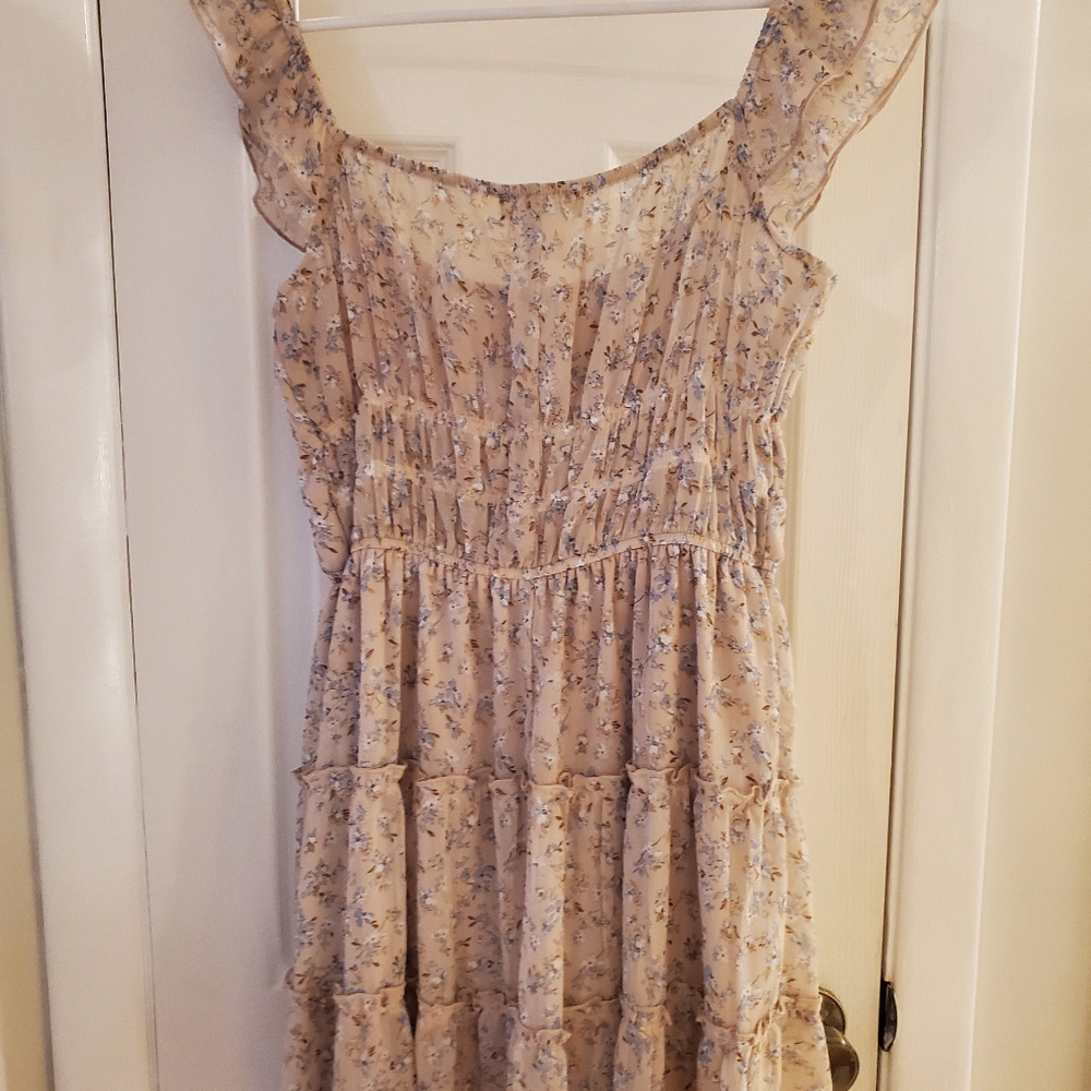 Altar'd State Flutter Sleeve Mini dress - Picture 3 of 6